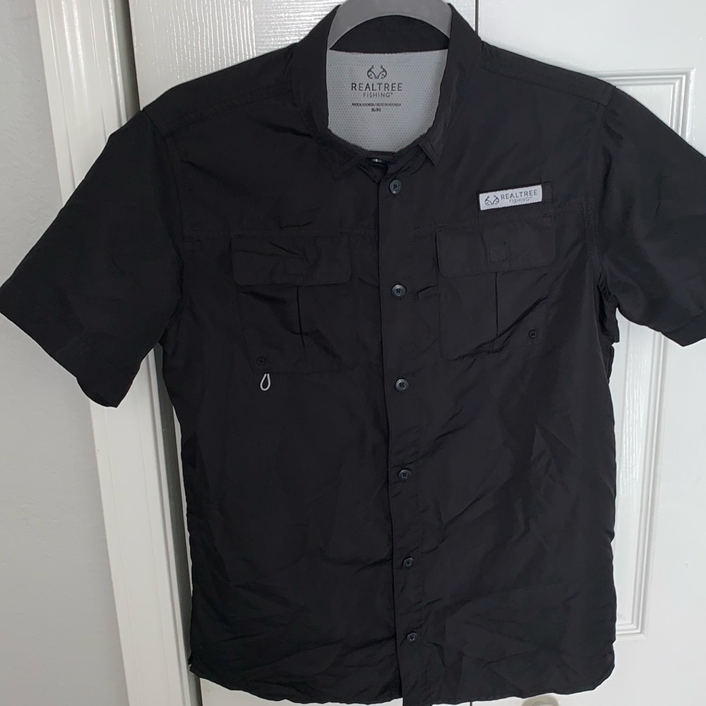 Realtree Fishing Button Down Size Kid’s XL
